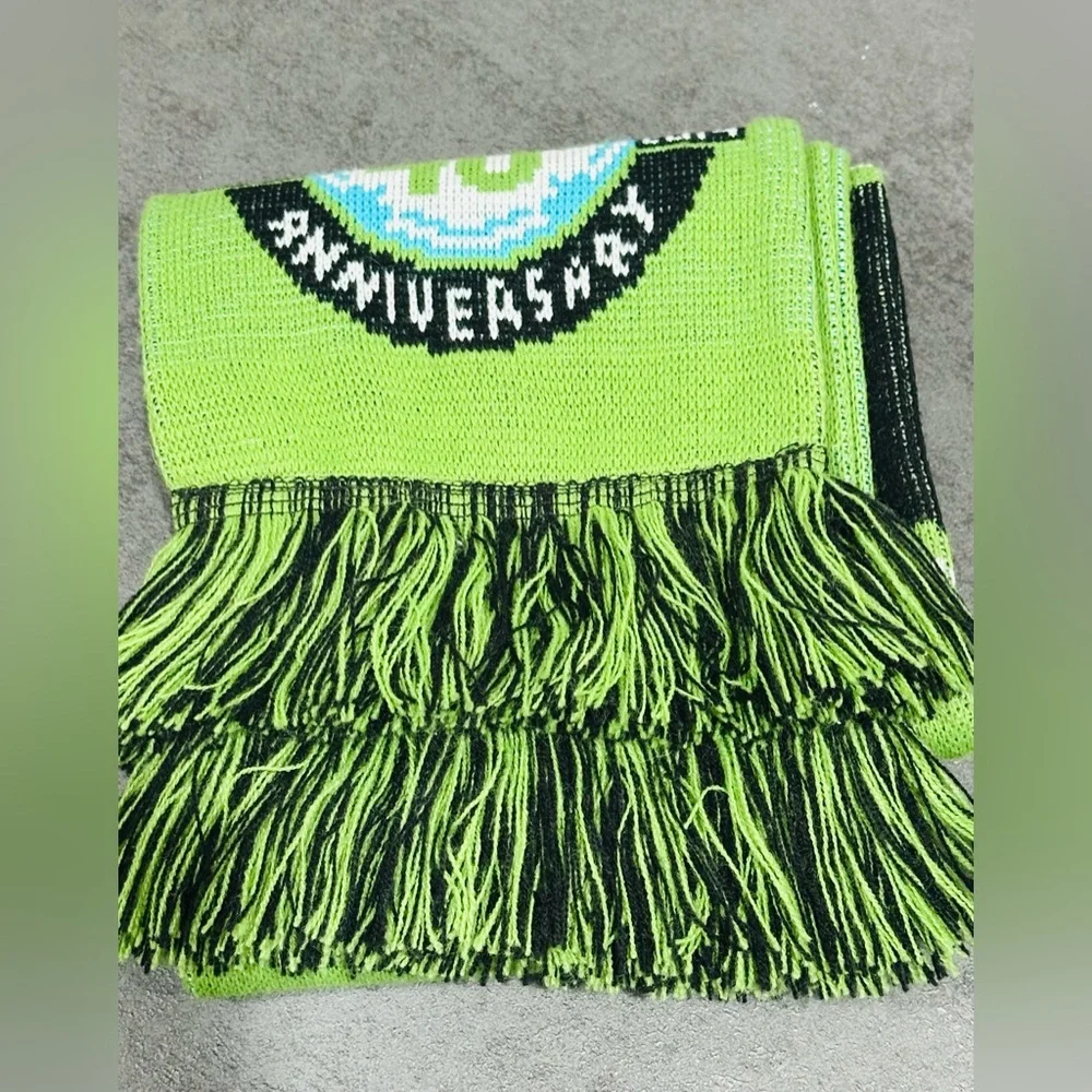Seattle Sounders FC Scarf Ruffneck Green Black Soccer Fan Scarf
